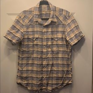 Lucky Brand western style, snap button shirt